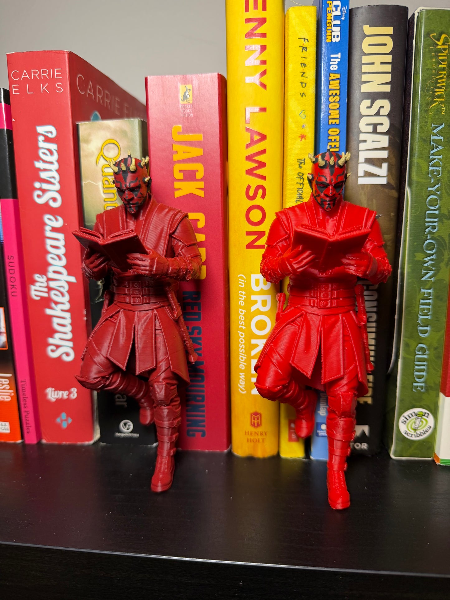 Star Warriors Inspired Bookend Set