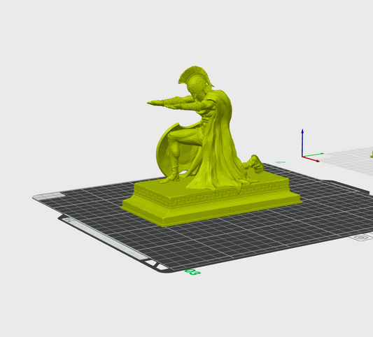 Spartan Pen Holder STL File – Unique Desk Organizer, 3D Printable Office Decor
