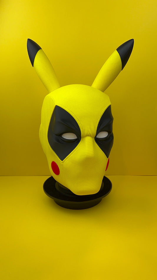Pikapool Mask with Magnetic - Fun cosplay