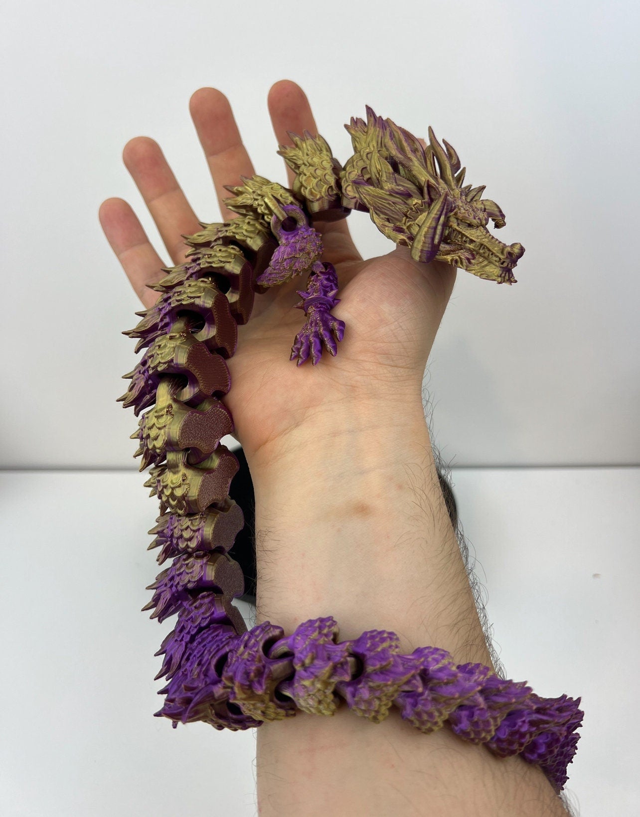 Kaido Drache - 3D-gedrucktes, bewegliches Drachenspielzeug - Fantasy-Sammlerstück - Fidget Toy