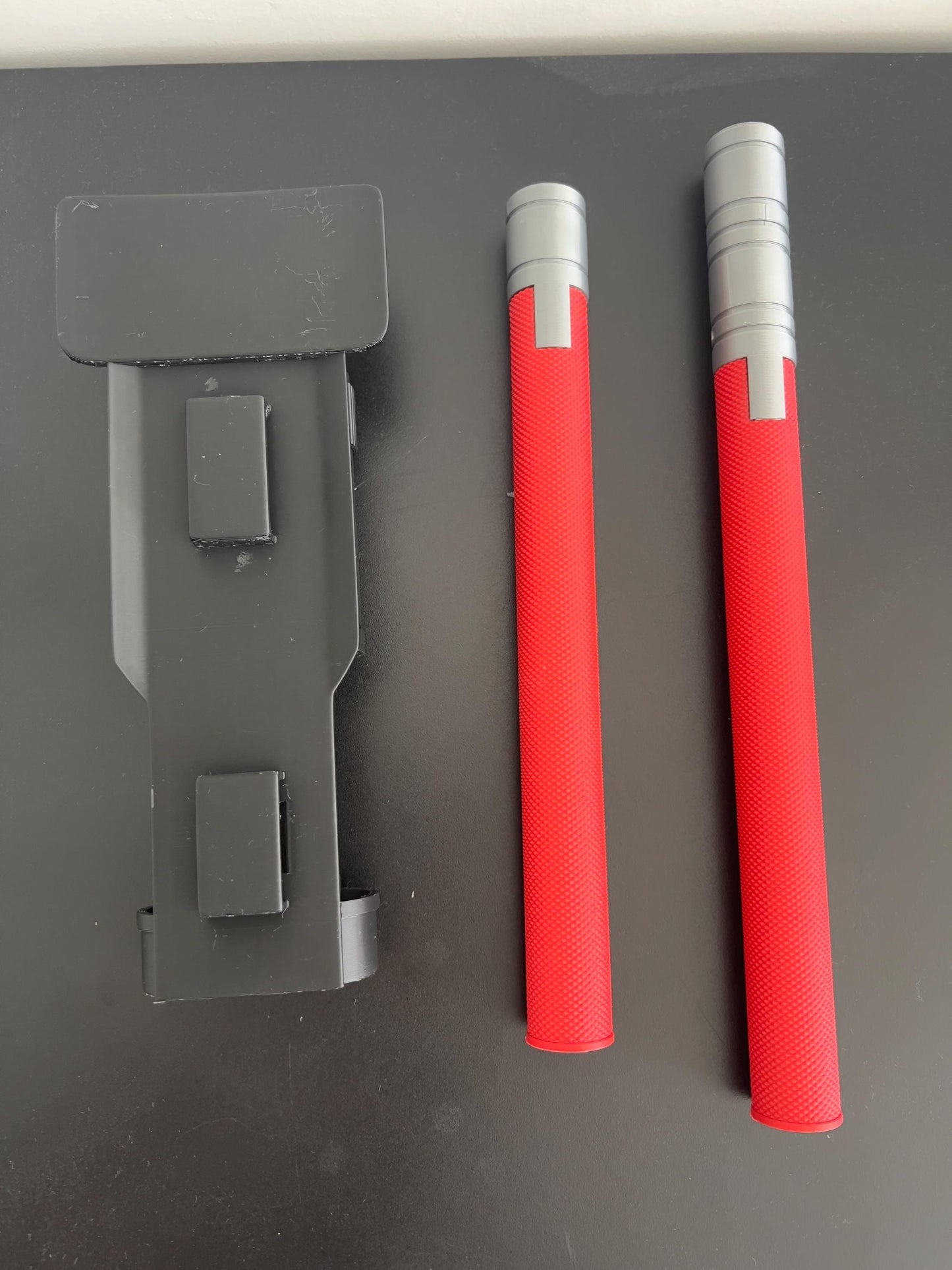 Dare-devil Billy Club Leg Holster – 3D Printed Baton Set – Cosplay Prop with Leg Strap – Screen-Accurate Design