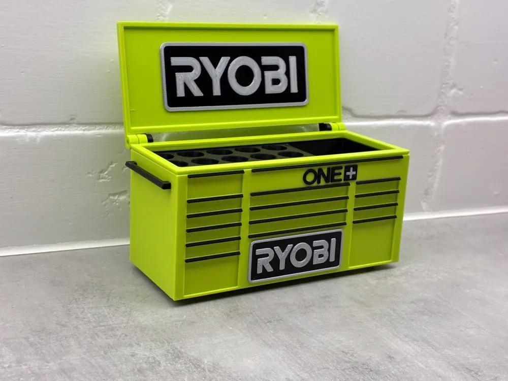 Heavy-Duty Toolbox Desk Organizer – Workbench Pen Holder for DIYers, Mechanics & Woodworkers – Garage , Workshop Essential