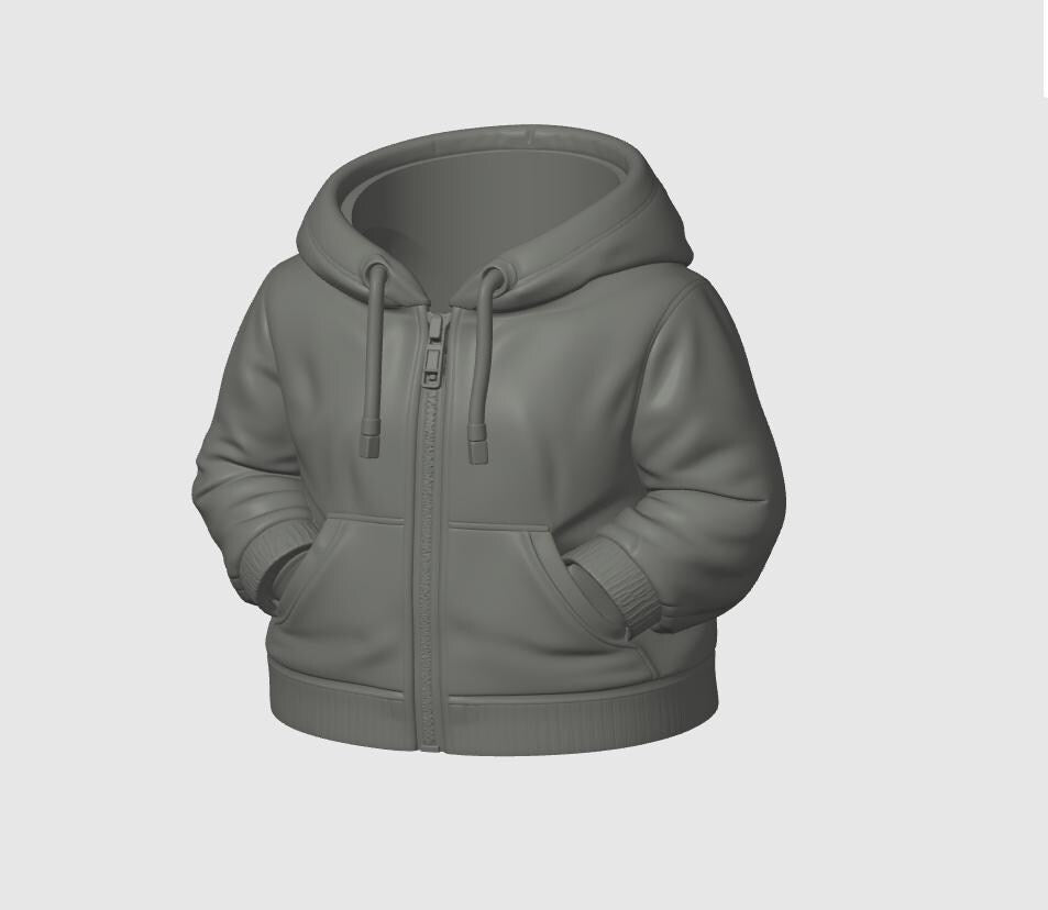 Hoodie Pen Holder STL – Realistic Jacket Desk Organizer 3D Print File – Stylish Pencil Holder Model
