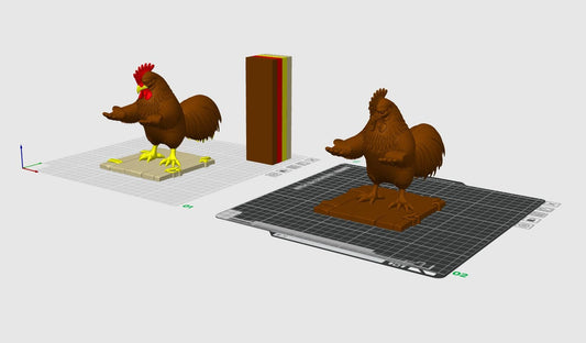 Wilson Chicken Pen Holder STL – Funny Rooster Pencil Holder 3D Print File, Viral Desk Organizer, Animal Pen Stand, Instant Download