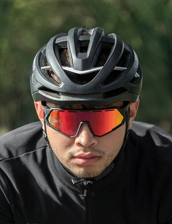 Polarized Cycling Glasses 2 Lens Photochromic Glasses Bike Glass - WaeW