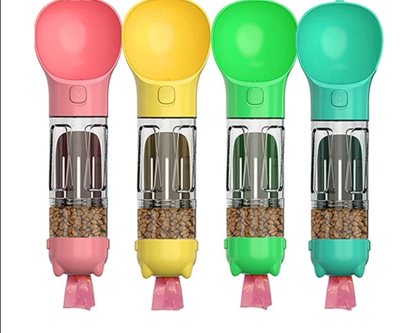Portable Dog Water Bottle and Food Feeder - WaeW
