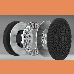 Metal Magnetic Oreo Gyro Toy - WaeW