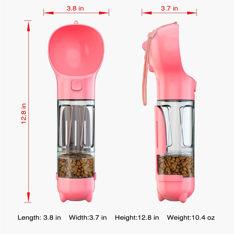 Portable Dog Water Bottle and Food Feeder - WaeW
