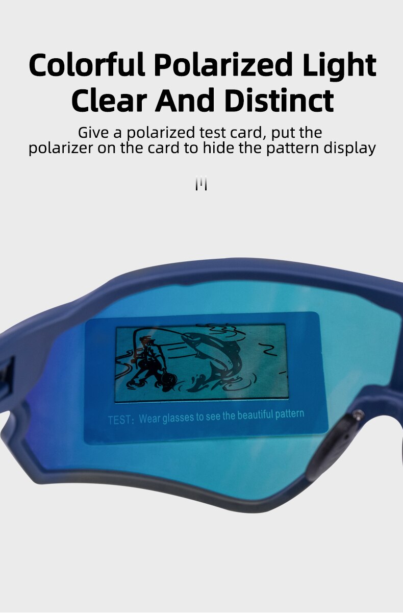 Polarized Cycling Glasses 2 Lens Photochromic Glasses Bike Glass - WaeW