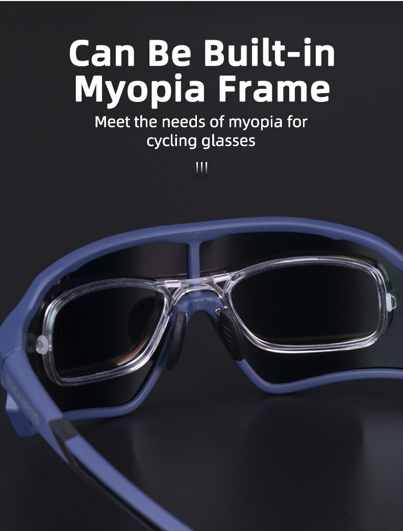 Polarized Cycling Glasses 2 Lens Photochromic Glasses Bike Glass - WaeW