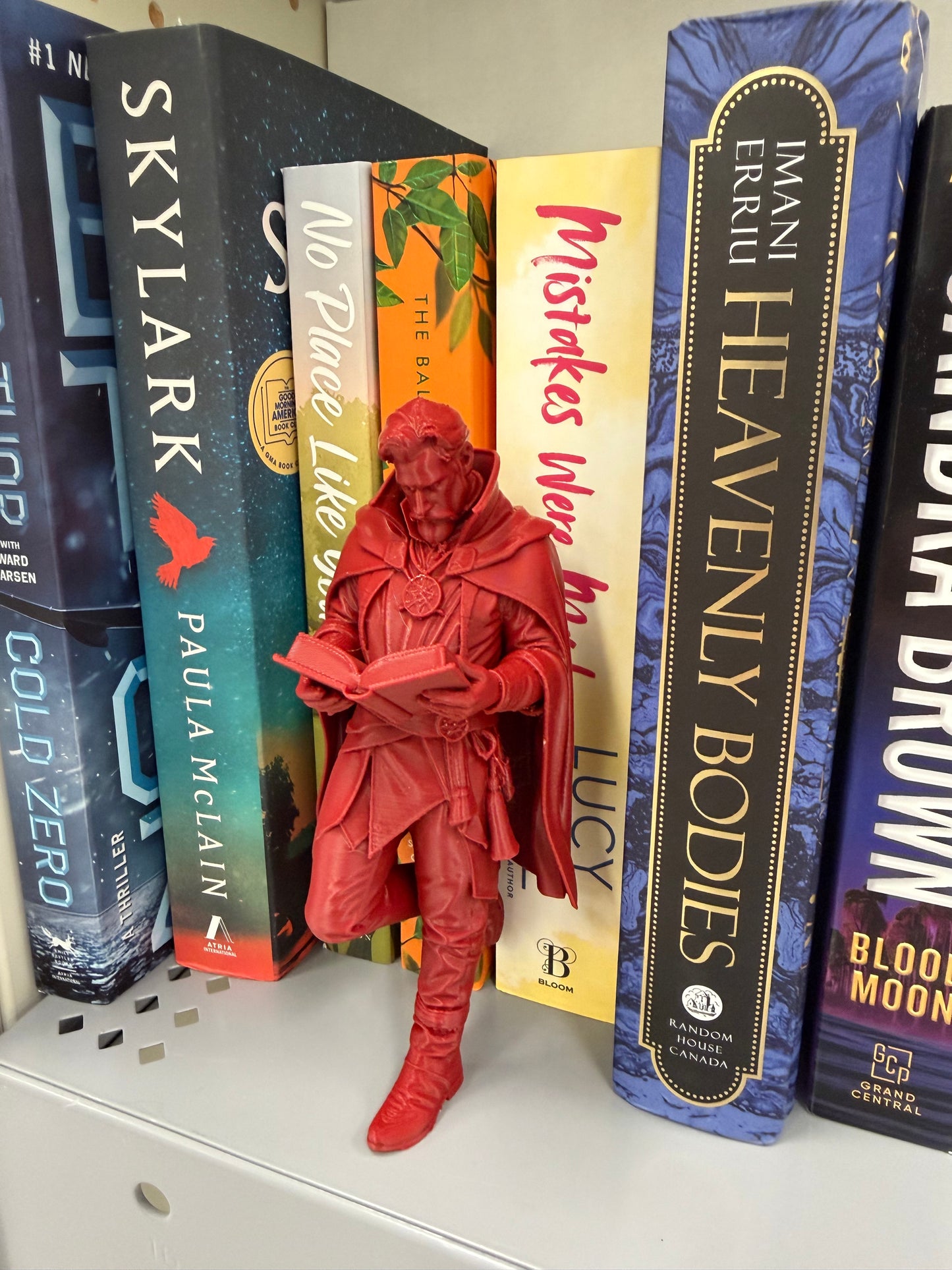 Wizard Reader Bookshelf Decor