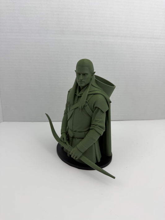 Legolas Pen Holder – Elf Archer Desk Organizer – Fantasy Arrow Quiver Pencil Holder – 3D Printed Desk Decor – Unique Fantasy Gift