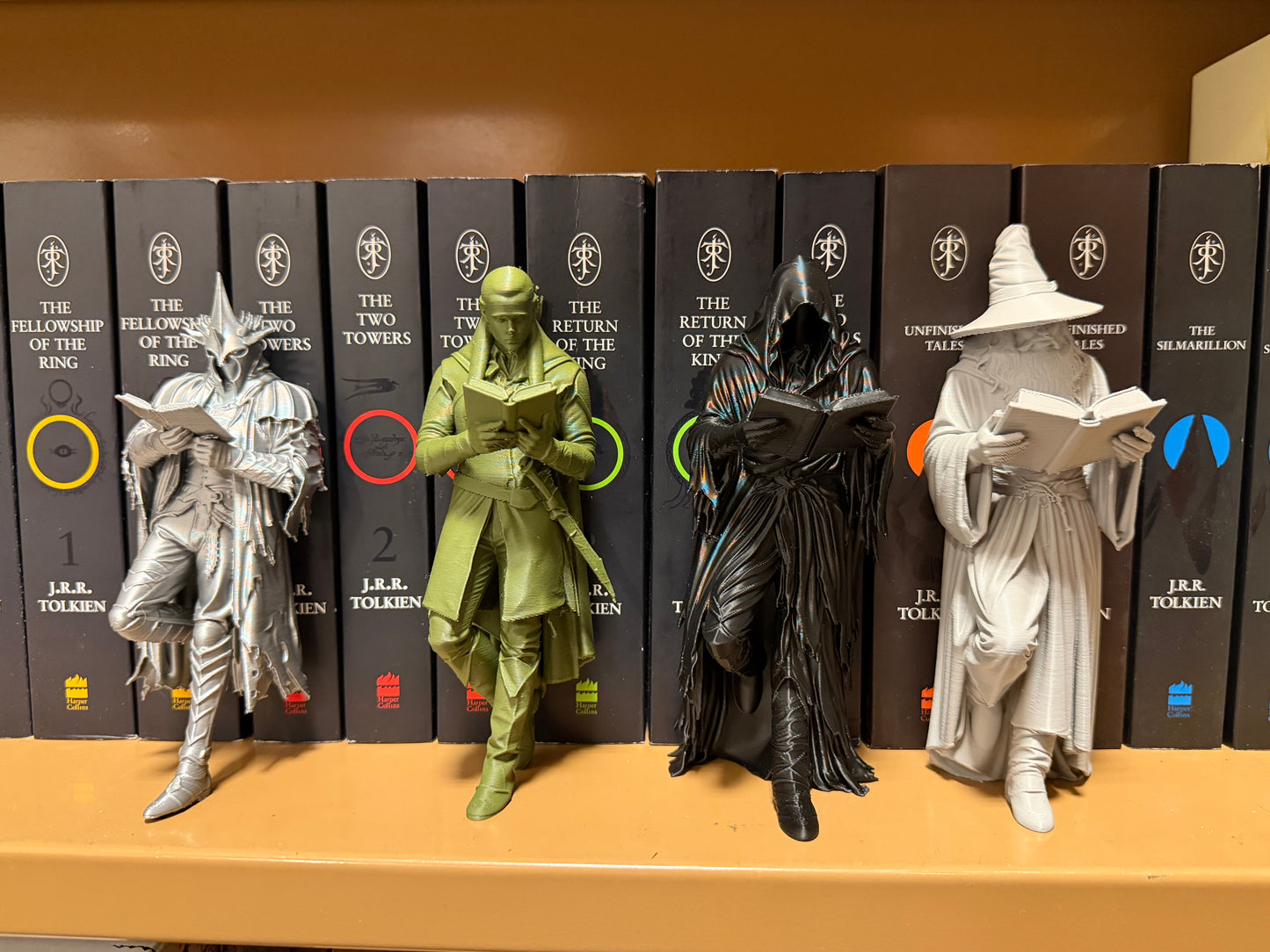 Gandalf, Legolas, Witch King, Nazgul Bookend Book Holder
