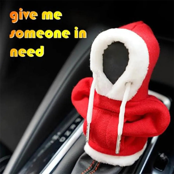 Christmas Hoodie Car Gearshift Cover