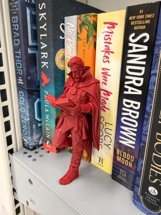 Wizard Reader Bookshelf Decor