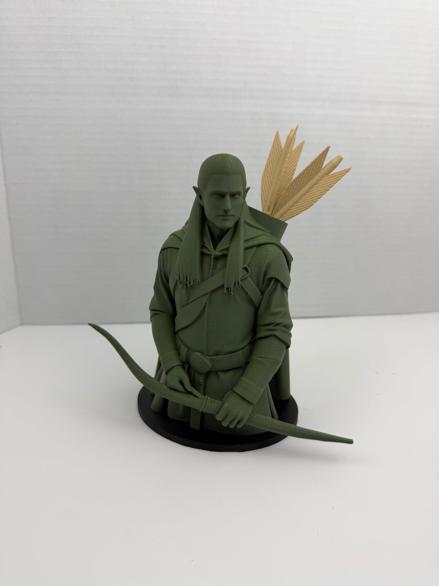 Legolas Pen Holder – Elf Archer Desk Organizer – Fantasy Arrow Quiver Pencil Holder – 3D Printed Desk Decor – Unique Fantasy Gift