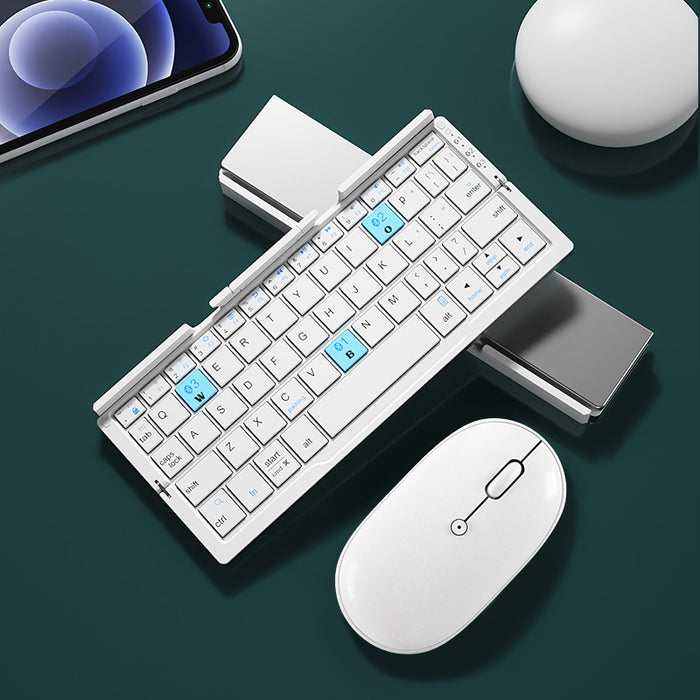 Mini Folding Bluetooth Keyboard Wireless