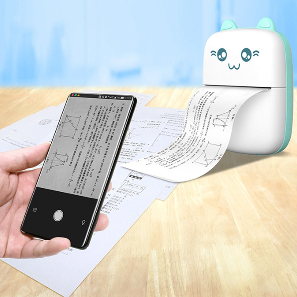 Mini Printer Portable Mini Bluetooth WiFi Label Printer