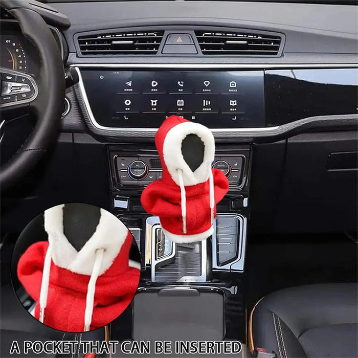 Christmas Hoodie Car Gearshift Cover