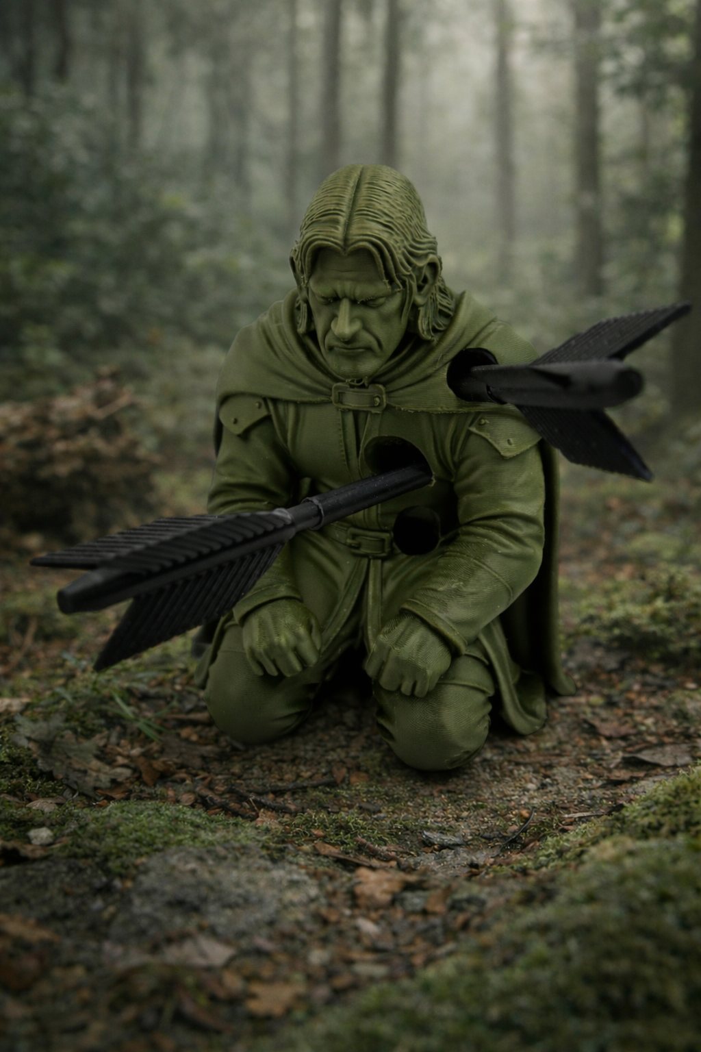 Boromir Pen Holder – Lord Of the Ring Fallen Warrior Desk Organizer