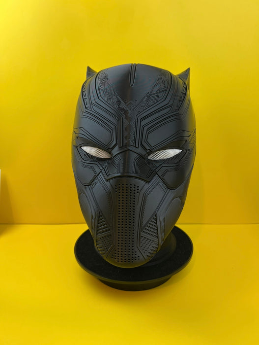 Custom-Fit 3D Printed Black Panther Mask | Cosplay Helmet | Wakanda Forever