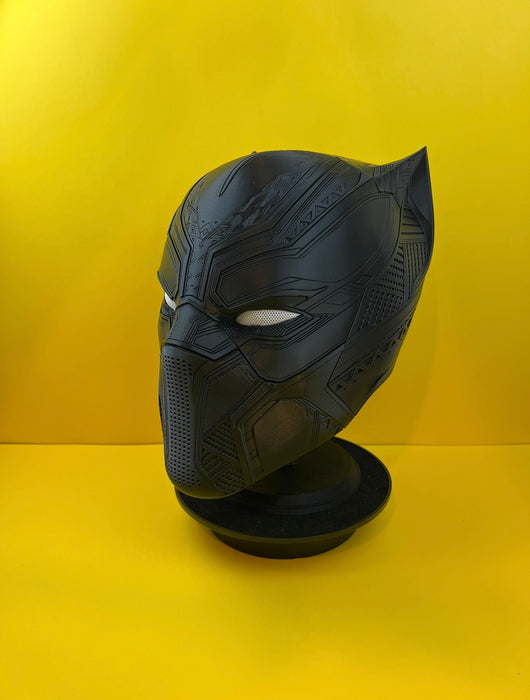 Custom-Fit 3D Printed Black Panther Mask | Cosplay Helmet | Wakanda Forever