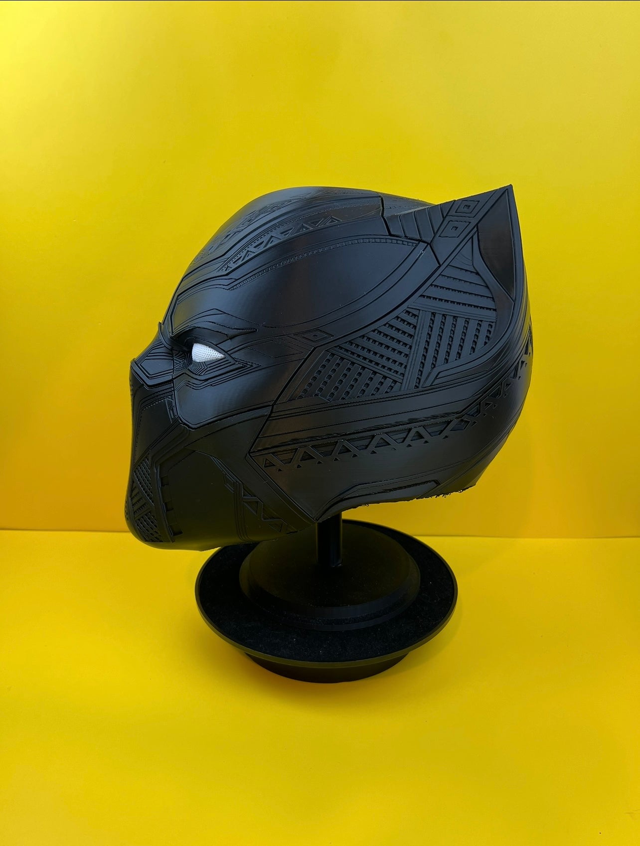 Custom-Fit 3D Printed Black Panther Mask | Cosplay Helmet | Wakanda Forever