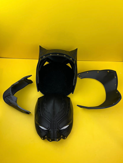 Custom-Fit 3D Printed Black Panther Mask | Cosplay Helmet | Wakanda Forever