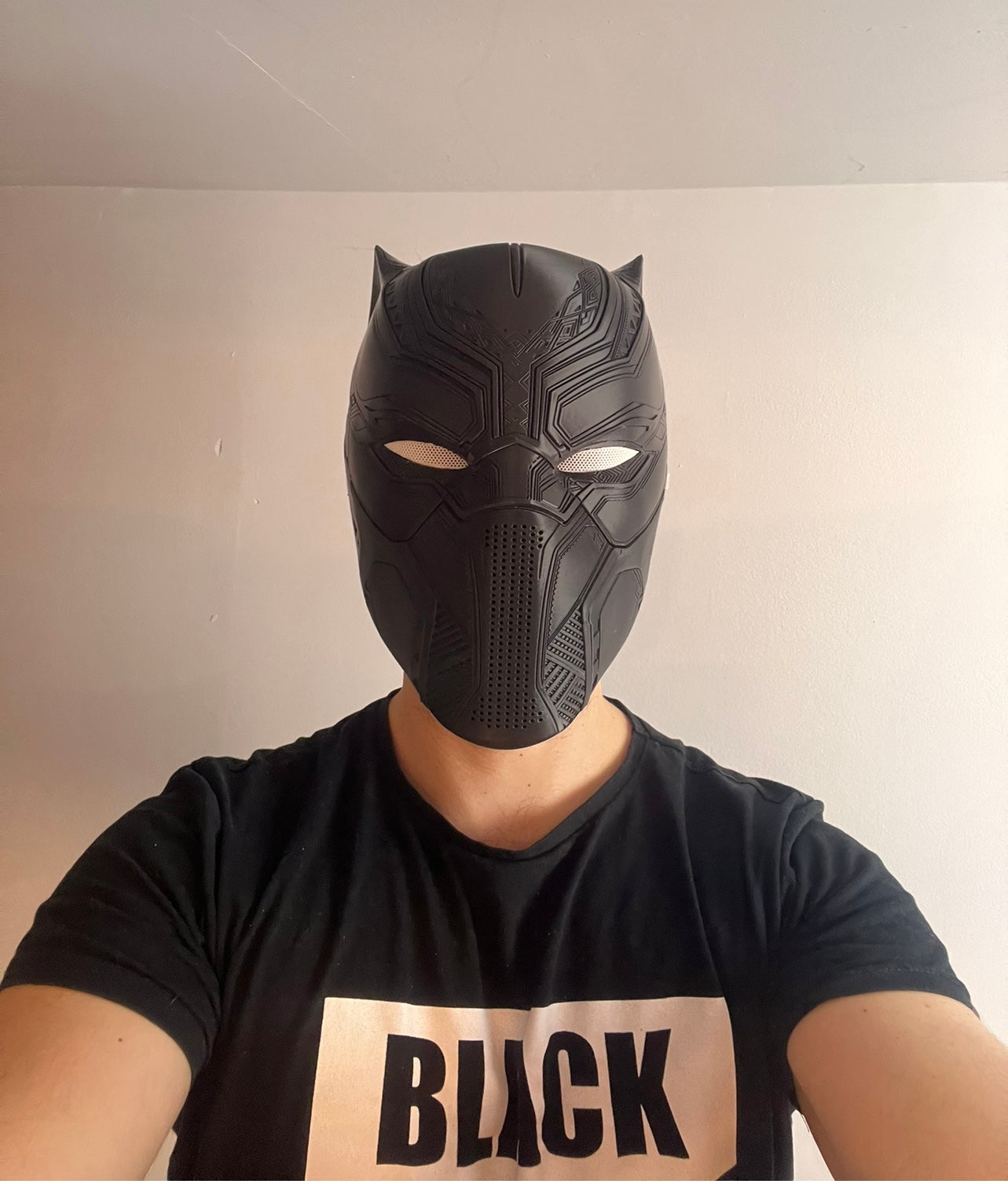 Custom-Fit 3D Printed Black Panther Mask | Cosplay Helmet | Wakanda Forever