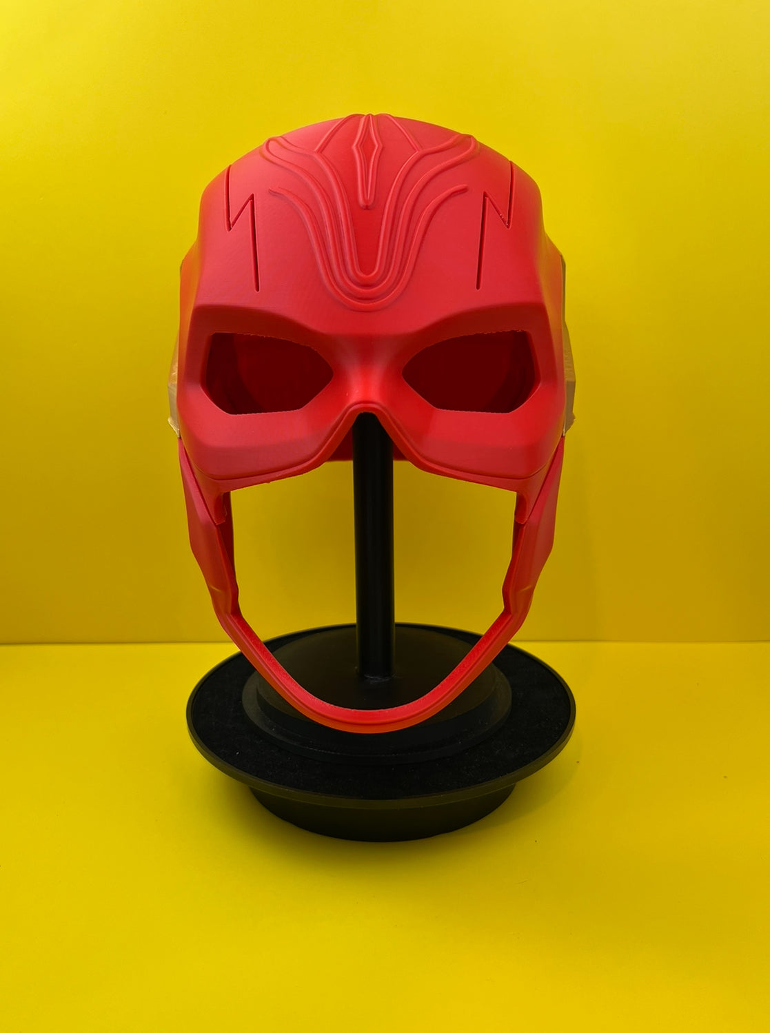 Custom 3D Printed Flash Cosplay Mask - High-Quality Helmet for Comic-Con, Halloween, and Collectors