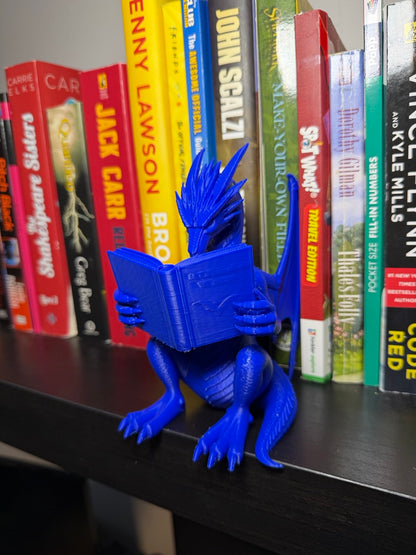 Fantasy Dragon Rider Inspired Reading Bookend -For Book Lovers