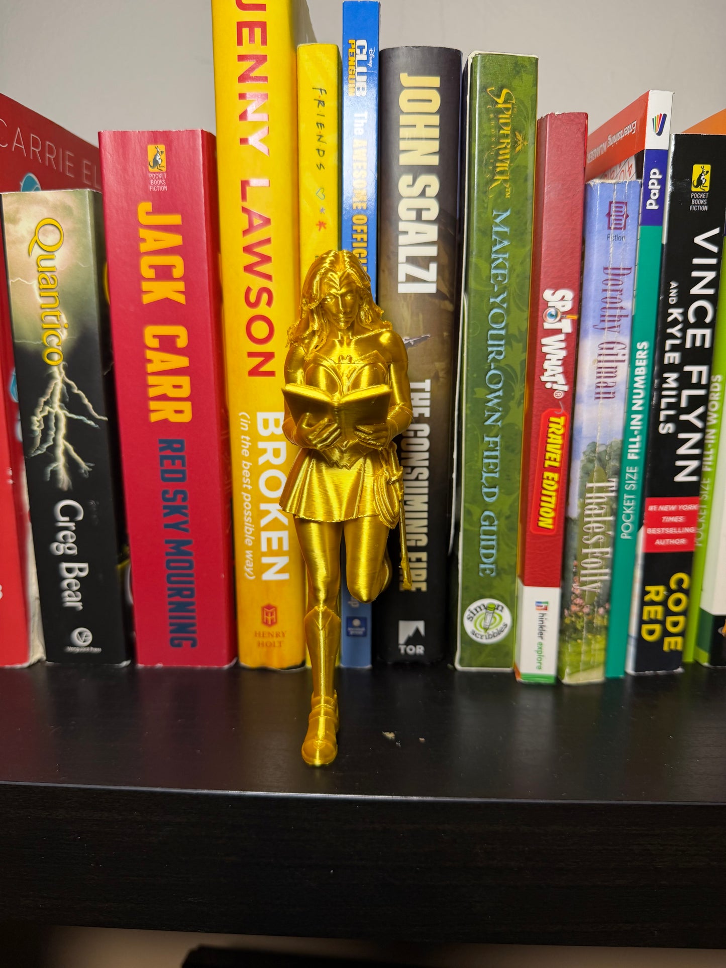Super Steel Man, Bat Dark Knight Bookend – Vigilante Inspired Bookshelf Decor