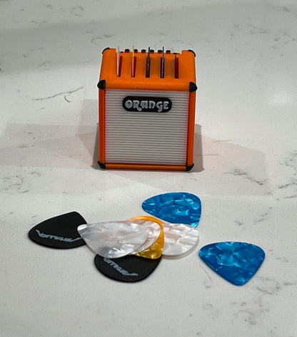 Amp Style Guitar Pick Holder – Mini Amplifier Pick Organizer for Desk & Studio | Music Lover Gift