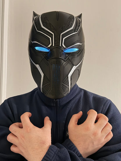 Custom-Fit 3D Printed Black Panther Mask | Cosplay Helmet | Wakanda Forever