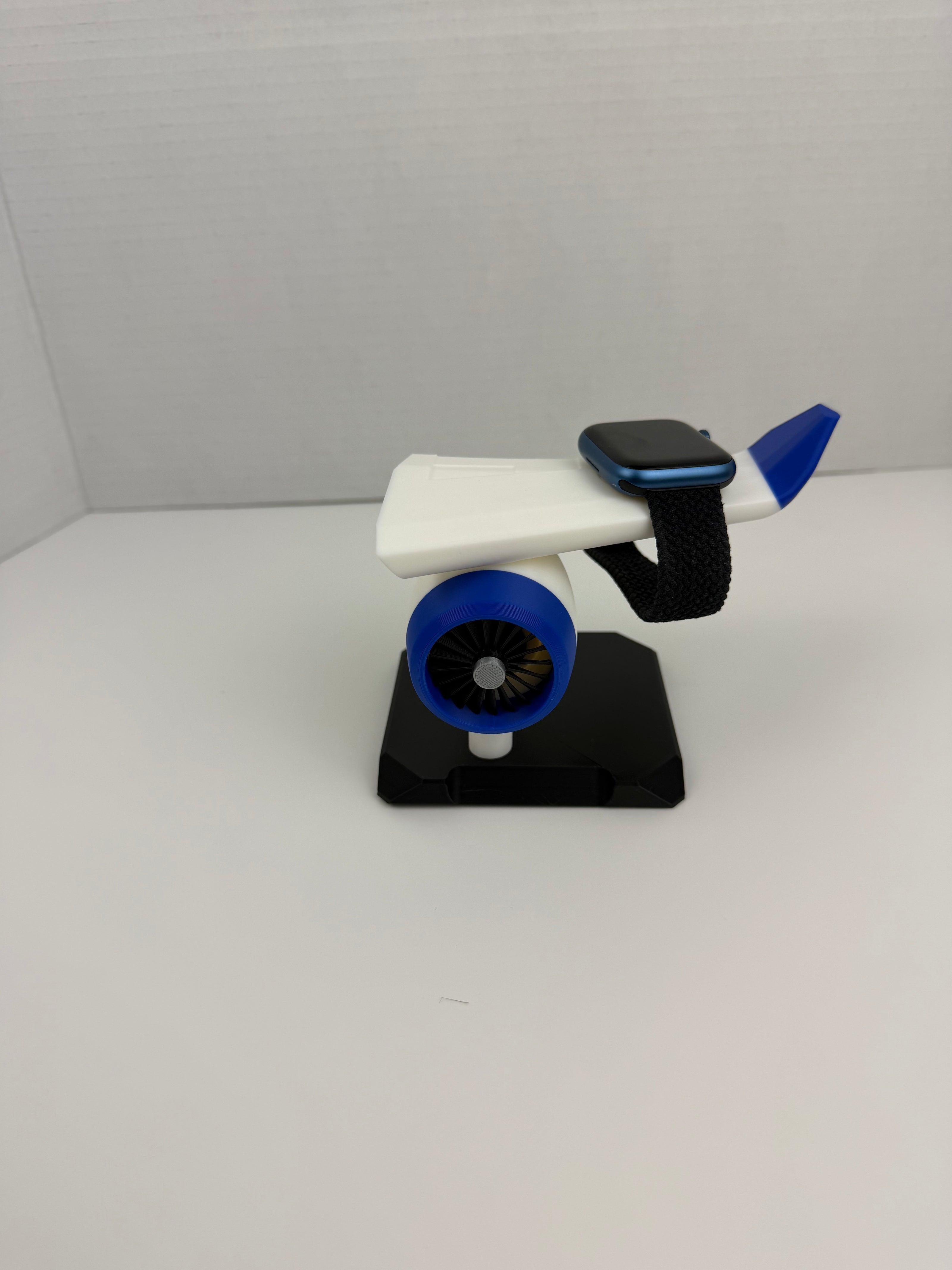 Apple Watch Stand Charger Dock | Airplane Jet Engine Wing Design | Aviation Gift for Pilots, Travelers & Apple Watch Users