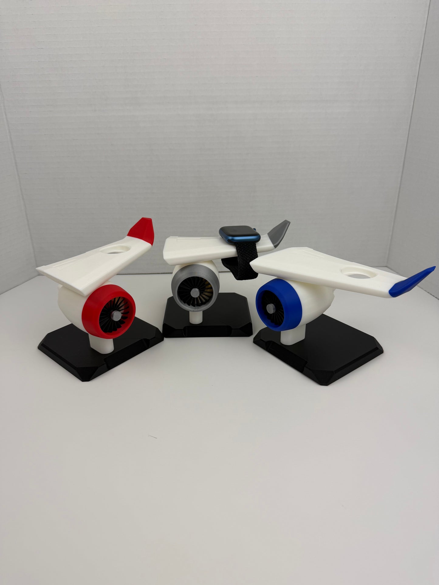 Apple Watch Stand Charger Dock | Airplane Jet Engine Wing Design | Aviation Gift for Pilots, Travelers & Apple Watch Users