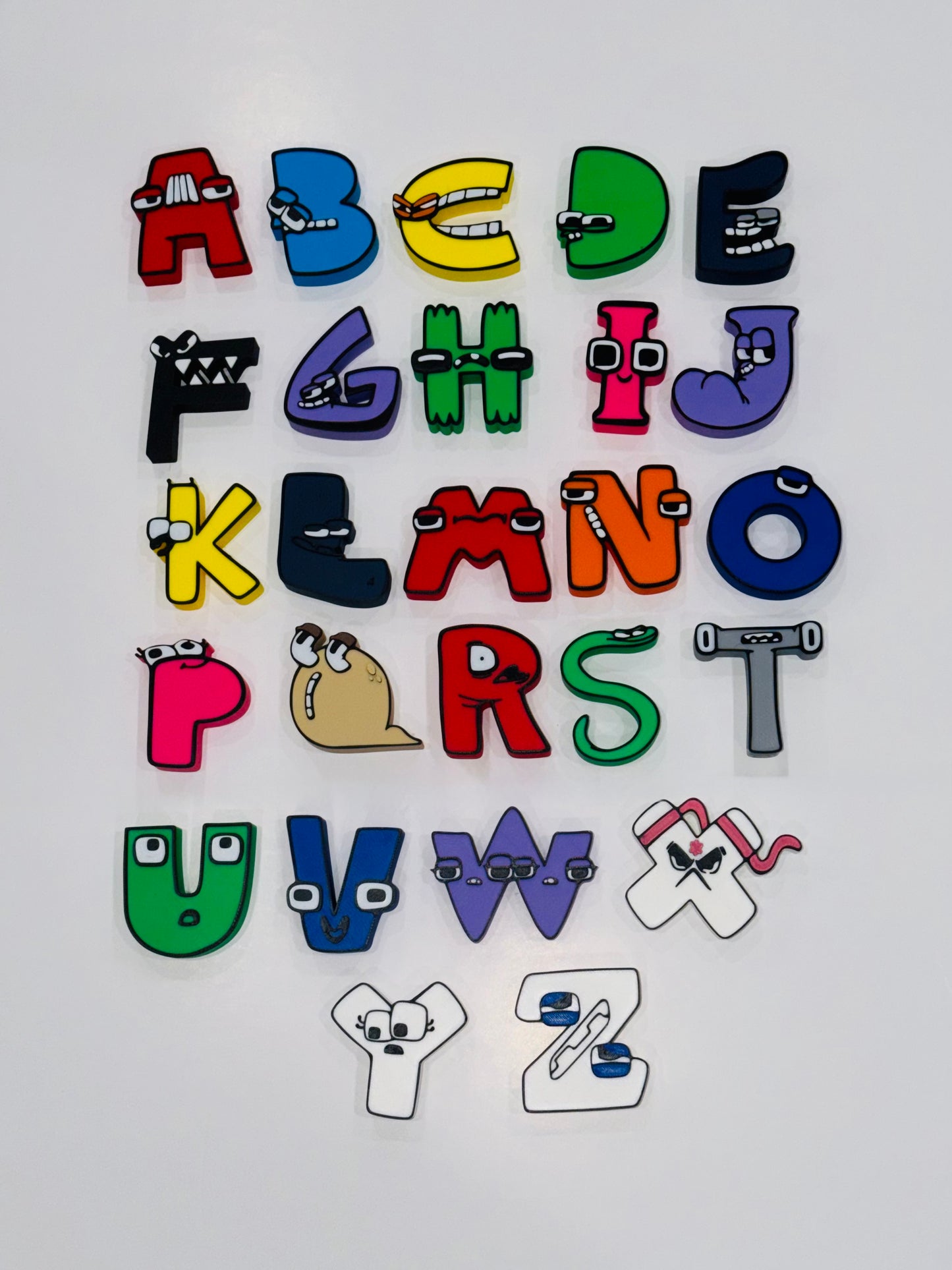 Alphabet Lore Style Character Letters – Cartoon A–Z Alphabet Figures, 26pc