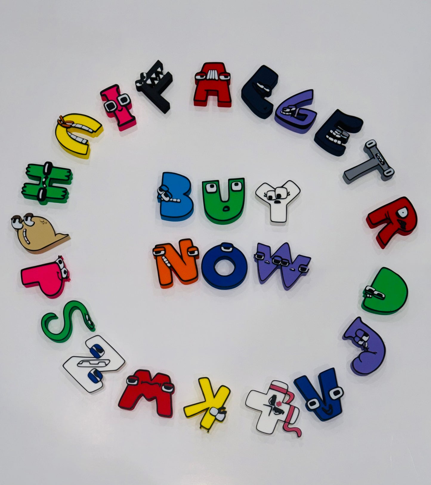 Alphabet Lore Style Character Letters – Cartoon A–Z Alphabet Figures, 26pc