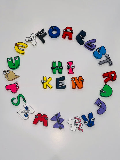 Alphabet Lore Style Character Letters – Cartoon A–Z Alphabet Figures, 26pc