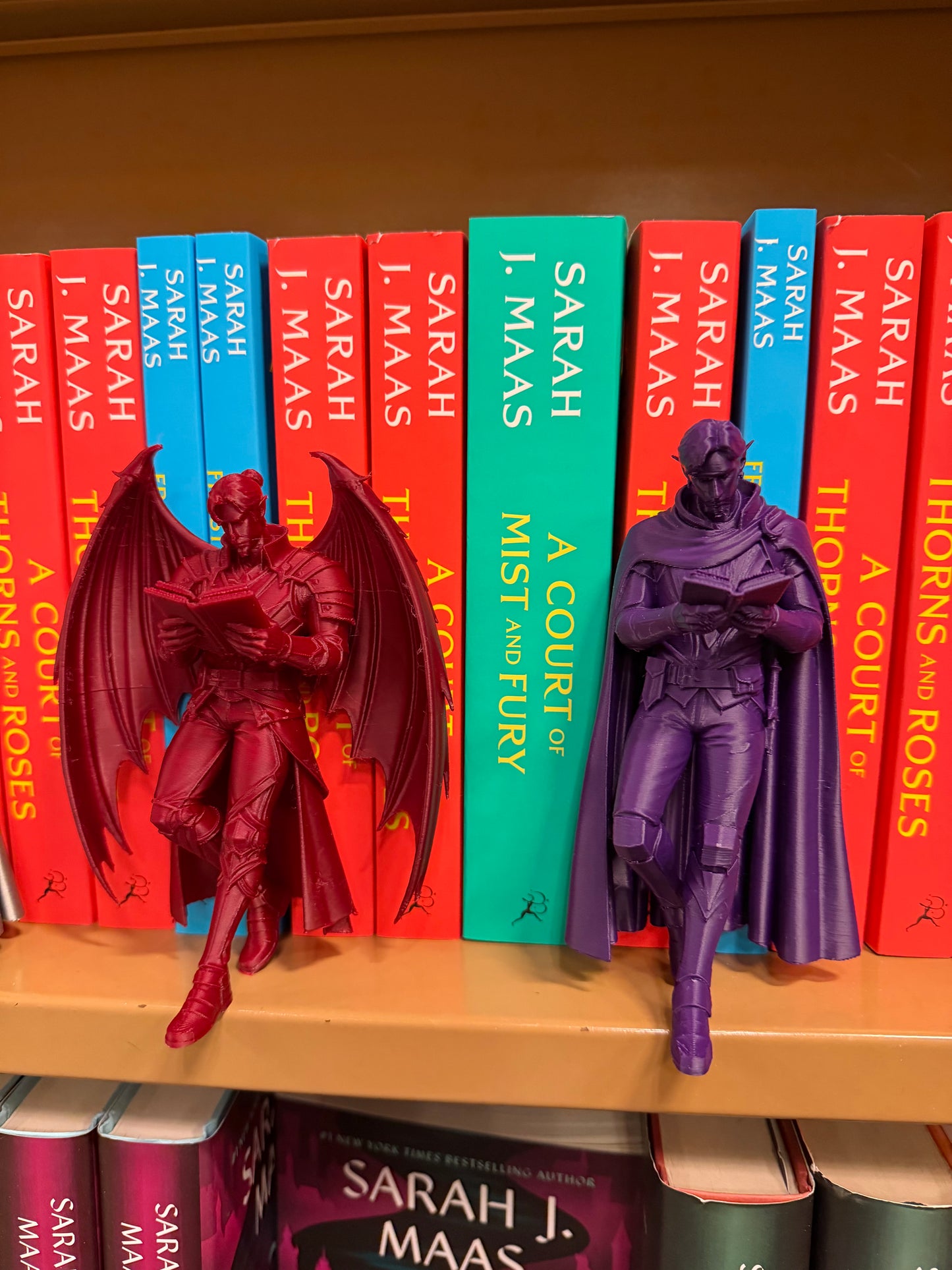 Acotar Character Bookends - Book Holder, Night Court Shelf Decor