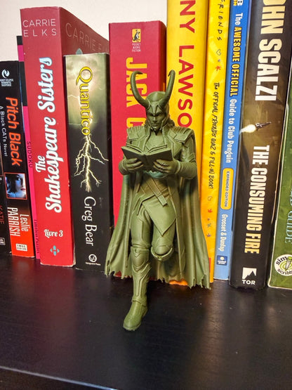 Fantasy Villain Bookend Set Loki, Thor, Doom