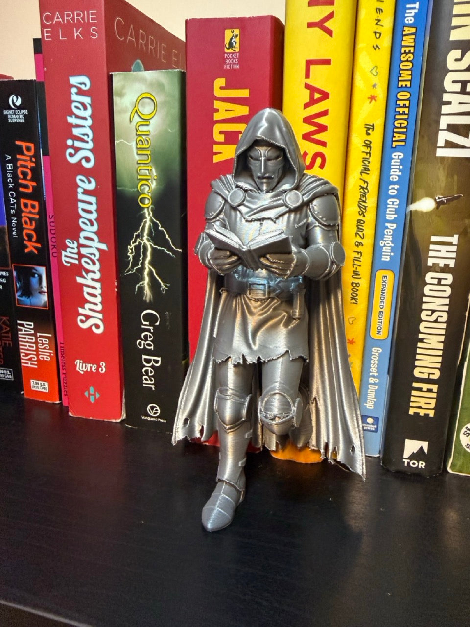 Fantasy Villain Bookend Set Loki, Thor, Doom