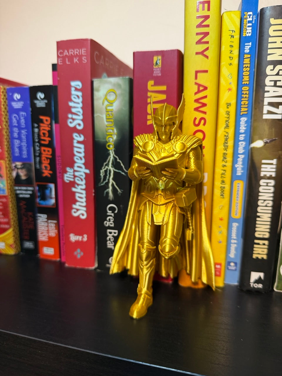 Fantasy Villain Bookend Set Loki, Thor, Doom