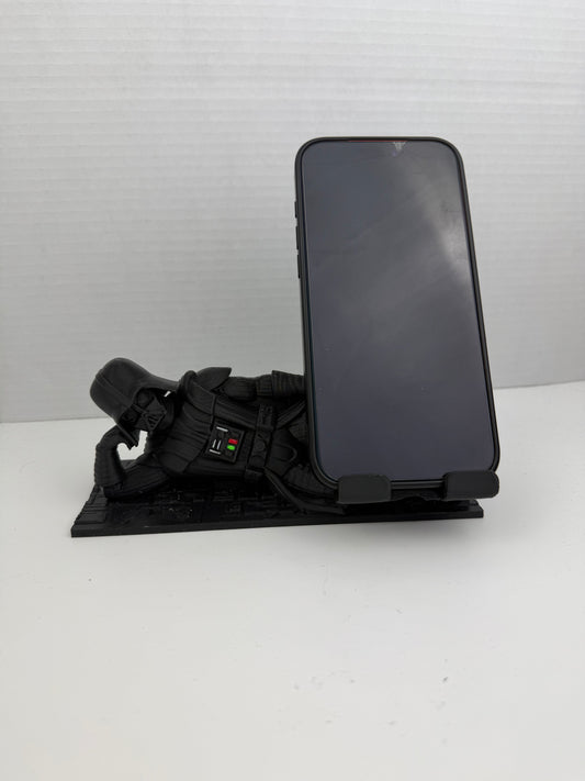 Dark Space Lord Phone Holder – Sci-Fi Inspired 3D Printed Desk Stand for Smartphones