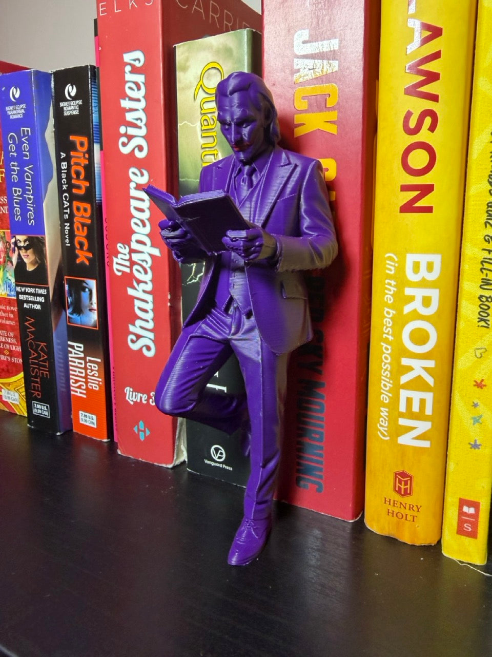 Super Steel Man, Bat Dark Knight Bookend – Vigilante Inspired Bookshelf Decor