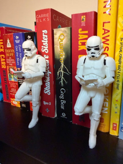 Star Warriors Inspired Bookend Set