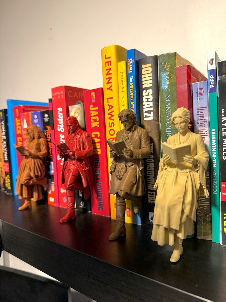Outlander Historical Romance Bookend Set