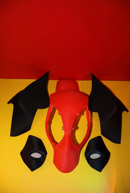 Poolverine Mask With Magnet 3D Printed Deadpool & Wolverine Mask