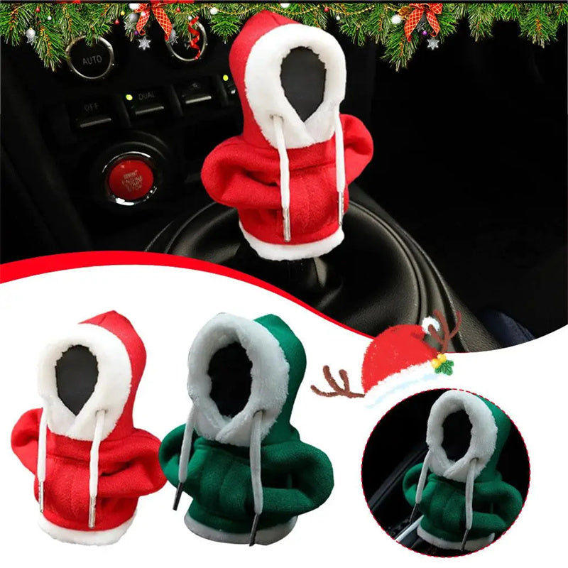 Christmas Hoodie Car Gearshift Cover