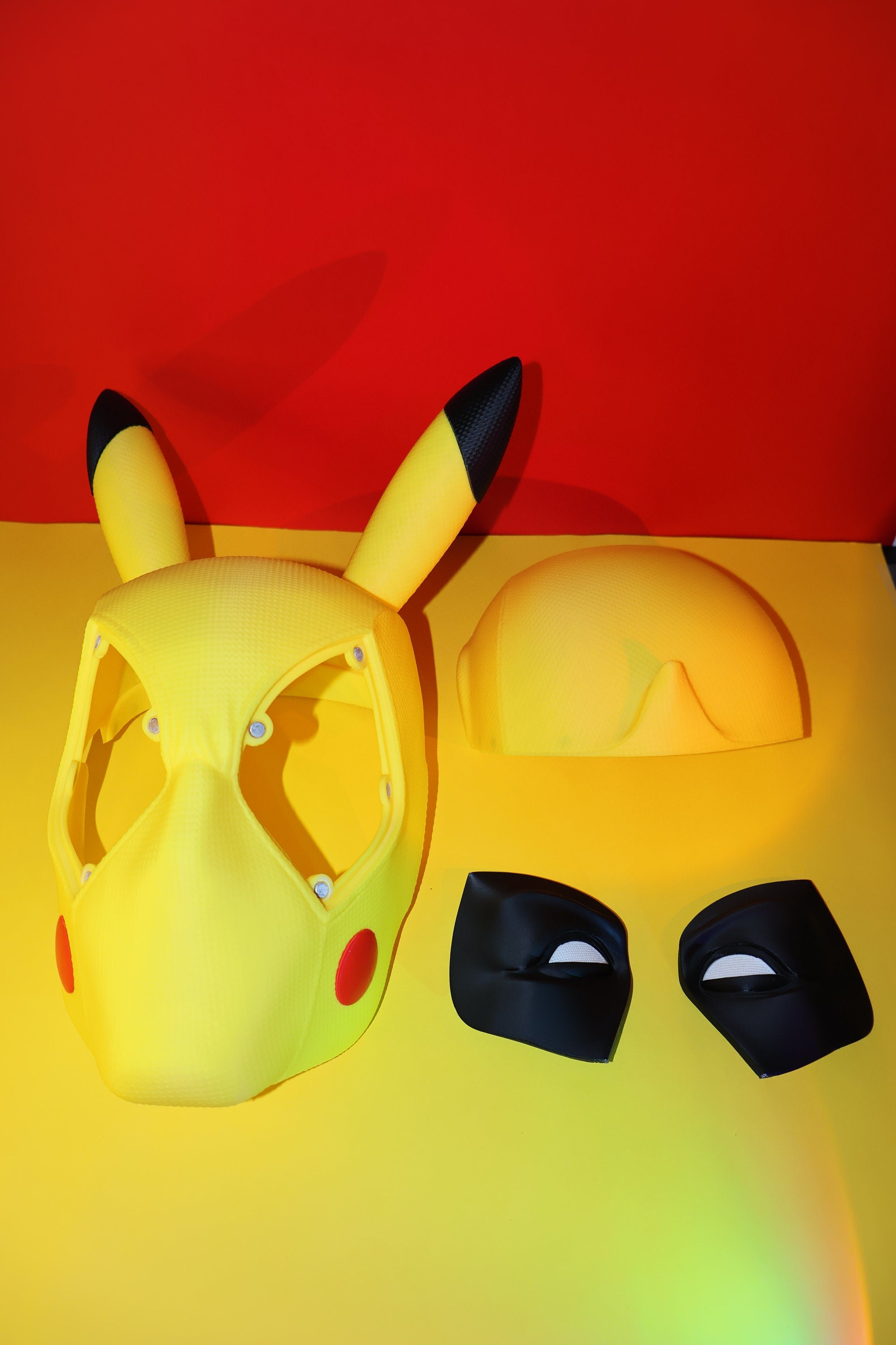 Pikapool Mask with Magnetic - Fun cosplay